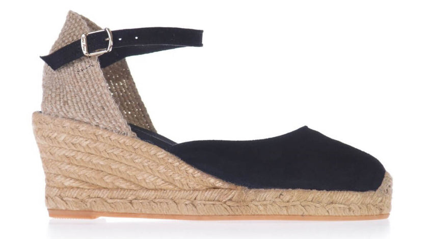 Lloret-5 Dames Espadrilles Negre