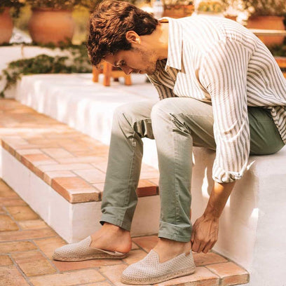 Dan-AY Heren Espadrilles Pedra