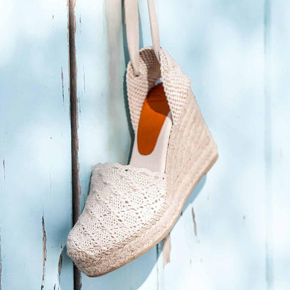 Mariona Dames Espadrilles Cru