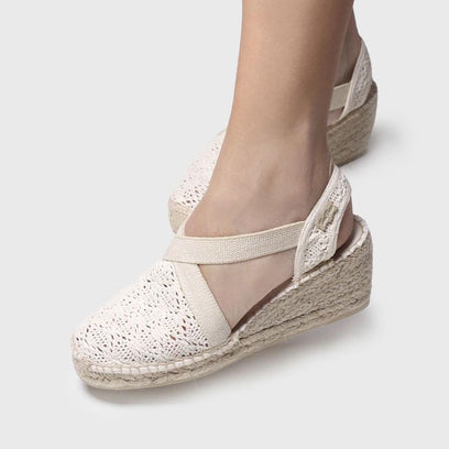 Terra-AD Dames Espadrilles Cru