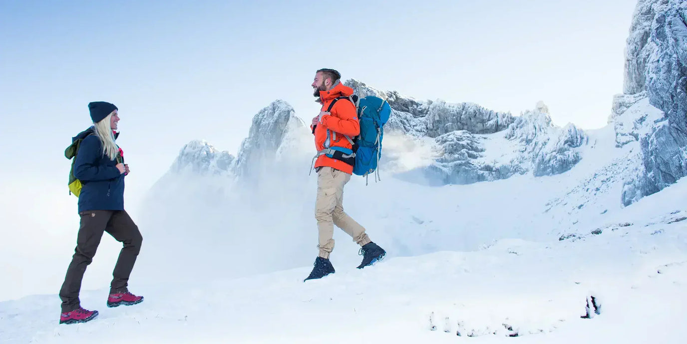 schoenen voor wandelen in de sneeuw
