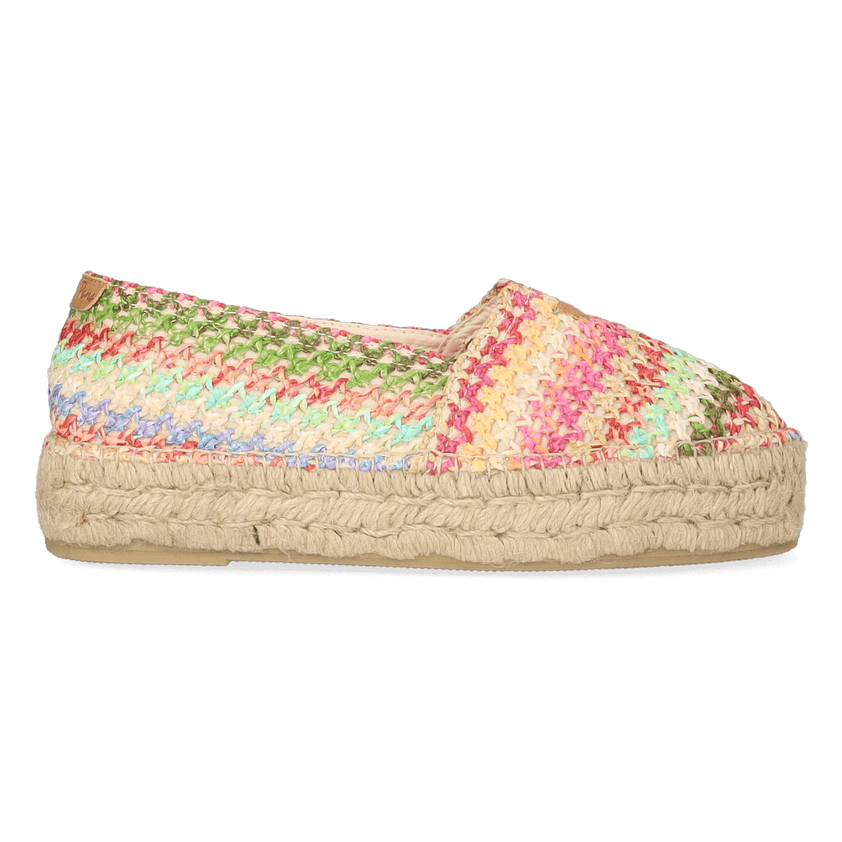 Arlet-NZ Raffia Dames Espadrilles Multi