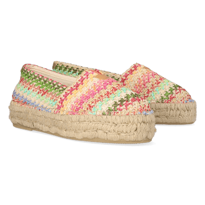 Arlet-NZ Raffia Dames Espadrilles Multi