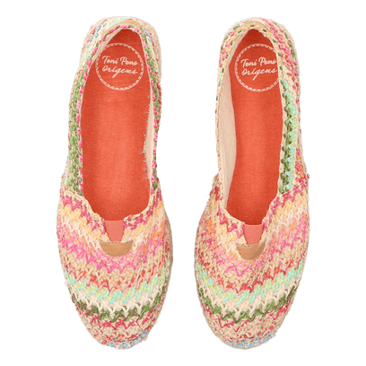 Arlet-NZ Raffia Dames Espadrilles Multi