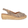 Bernia-ZB Dames Espadrilles Leer Zebra