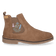 Bisbal Dames Chelsea Boots Suede Taupe