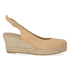 Bremen-5A Dames Espadrilles Beige