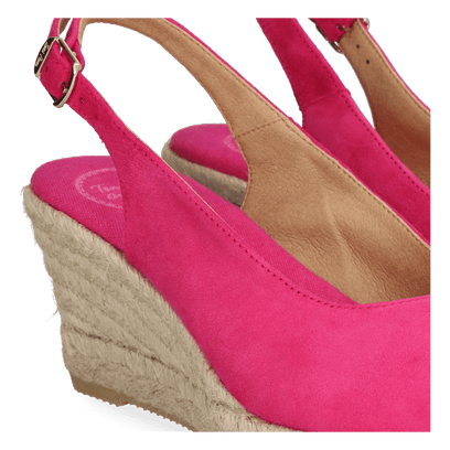 Bremen-5A Dames Espadrilles Fuchsia