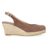 Bremen-5A Dames Espadrilles Taupe