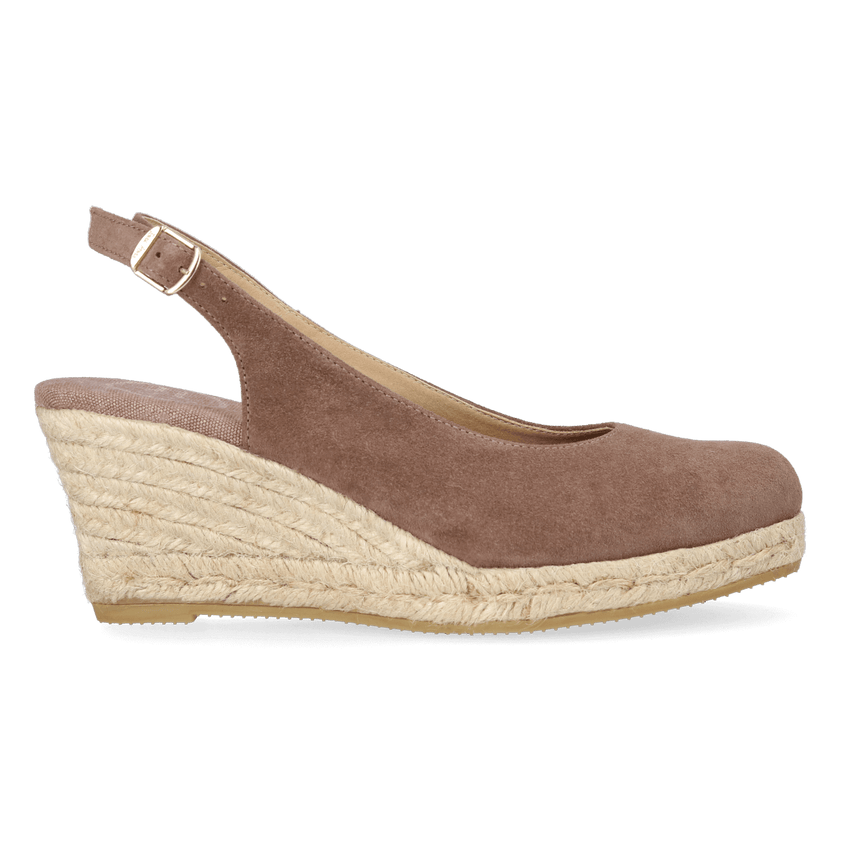 Bremen-5A Dames Espadrilles Taupe