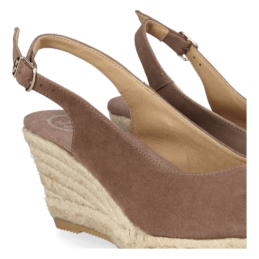 Bremen-5A Dames Espadrilles Taupe