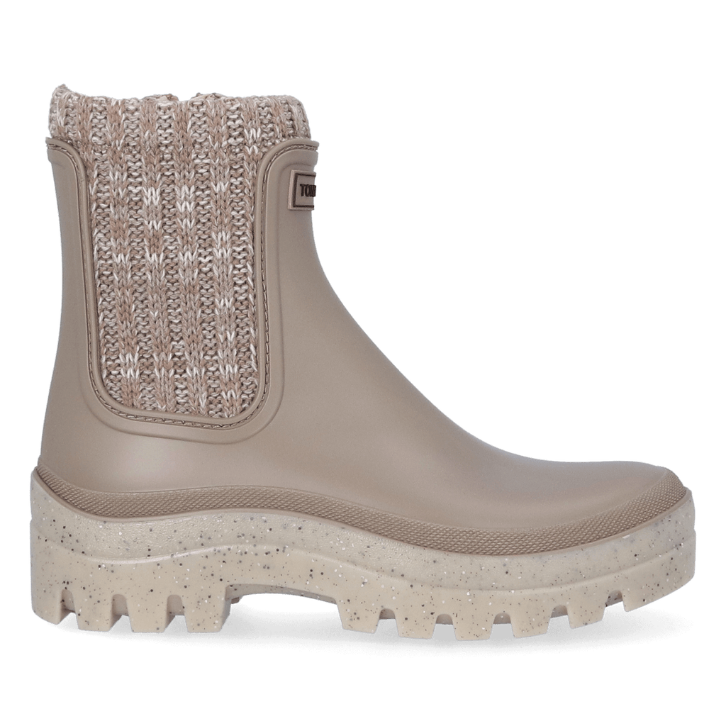 Camos Dames Chelsea Regenboots Taupe