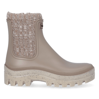 Camos Dames Chelsea Regenboots Taupe