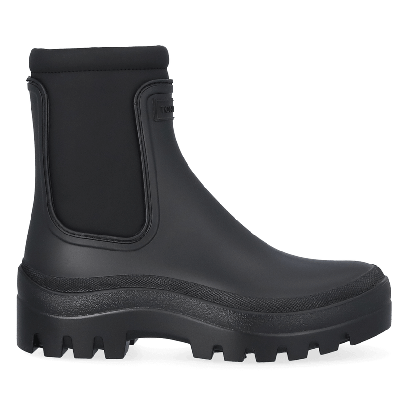 Cascais Dames Chelsea Regenboots Rubber Negre