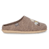 Charlie Heren Pantoffels Vilt Taupe