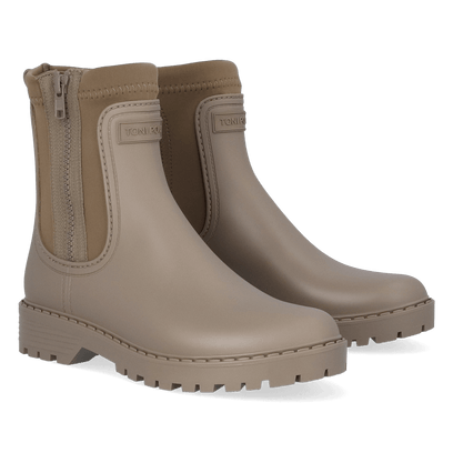 Clais Dames Regenboots Taupe