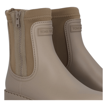 Clais Dames Regenboots Taupe