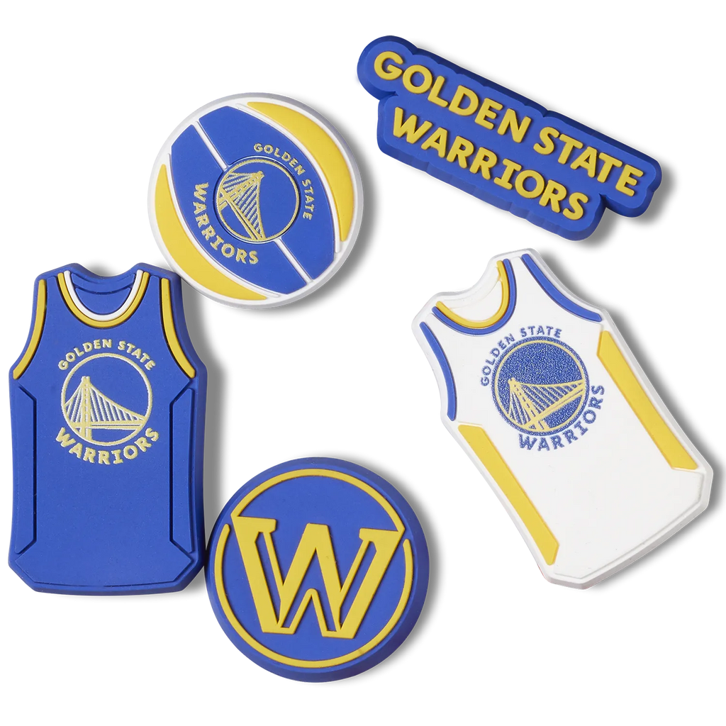NBA Golden State Warriors Jibbitz 5-Pack