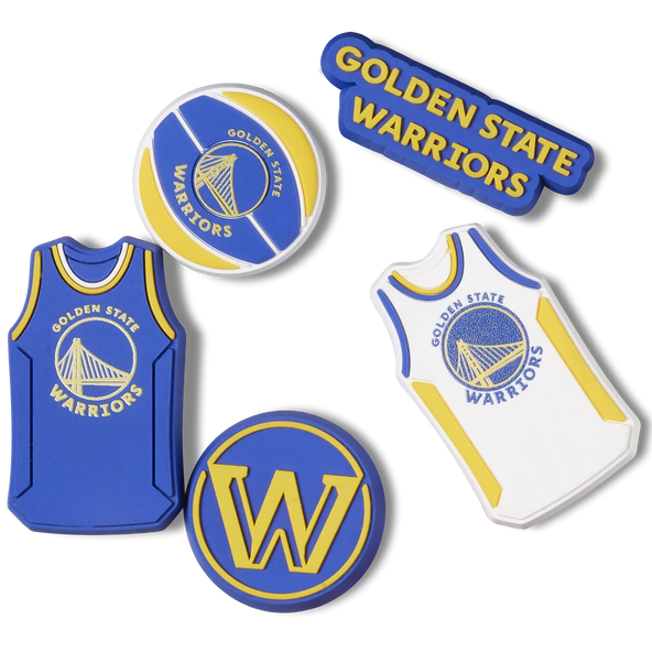 NBA Golden State Warriors Jibbitz 5-Pack