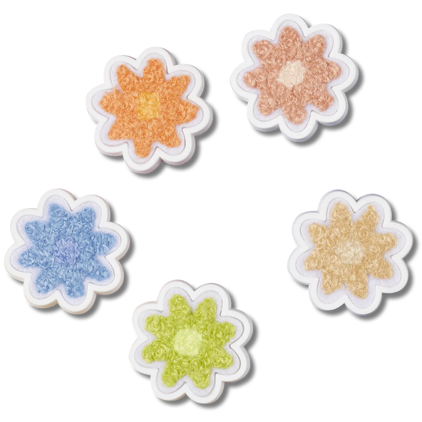 Flower Power Patches Jibbitz 5-Pack