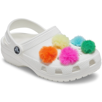 80's Neon Puff Ball Jibbitz 5-Pack