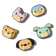 3D Animal Friends Jibbitz 5-Pack