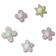 Iridescent Flowers Jibbitz 5-Pack