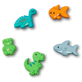 Cartoon Animal Jibbitz 5-Pack