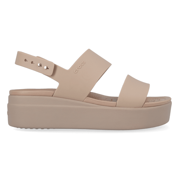 Brooklyn Low Wedge Dames Sandalen Latte/Mushroom