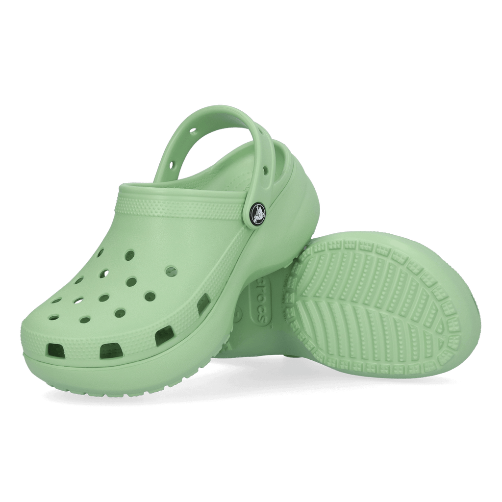 Classic Platform Clogs Fair Green