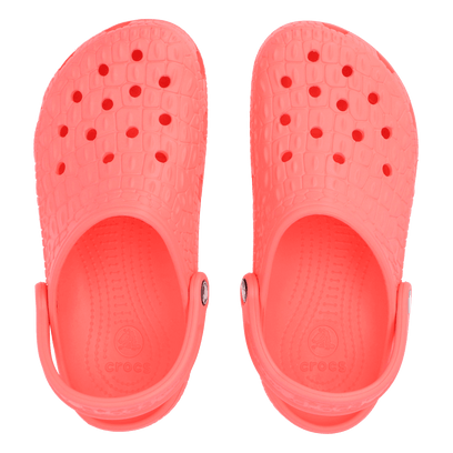 Classic Crocskin Clogs Guava