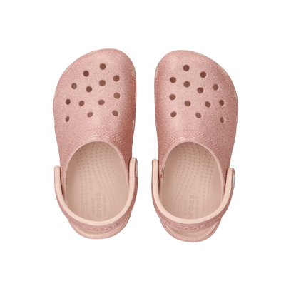 Classic Glitter Clogs Toddler Quartz