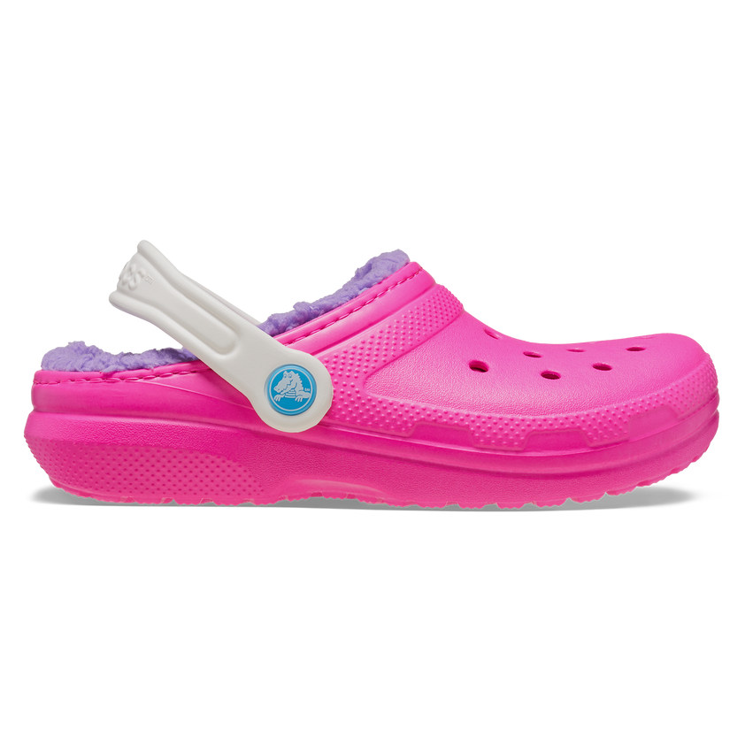 Classic Lined Clog Kids Pink Crush/Multi