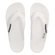 Classic Platform Flip Slippers White