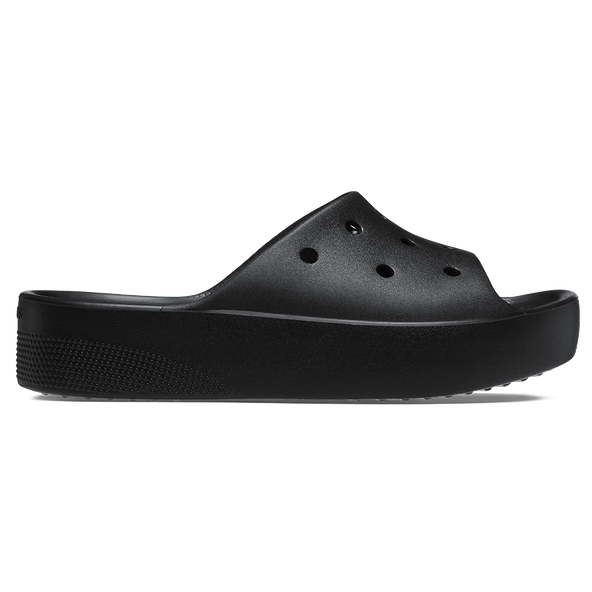 Classic Platform Slide Slippers Black