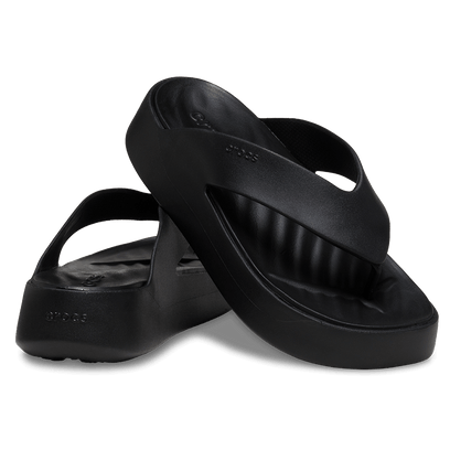 Getaway Platform Flip Slippers Black