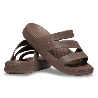 Getaway Strappy Slippers Truffle