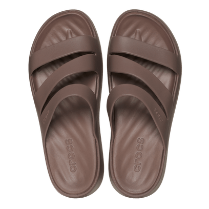 Getaway Strappy Slippers Truffle