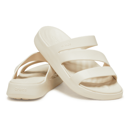 Getaway Strappy Slippers Stucco