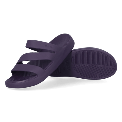 Getaway Strappy Slippers Dark Iris