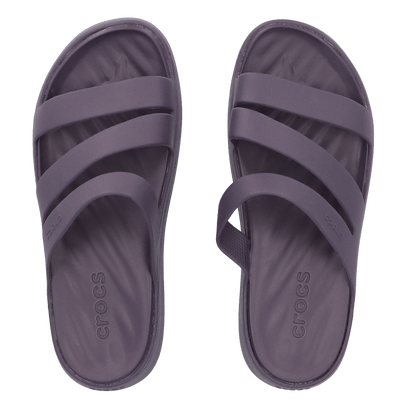 Getaway Strappy Slippers Dark Iris