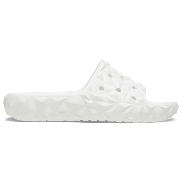 Classic Geometric Slide V2 Slippers White