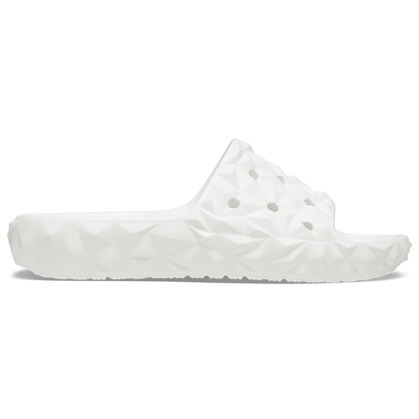 Classic Geometric Slide V2 Slippers White