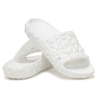 Classic Geometric Slide V2 Slippers White