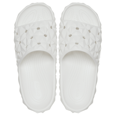 Classic Geometric Slide V2 Slippers White