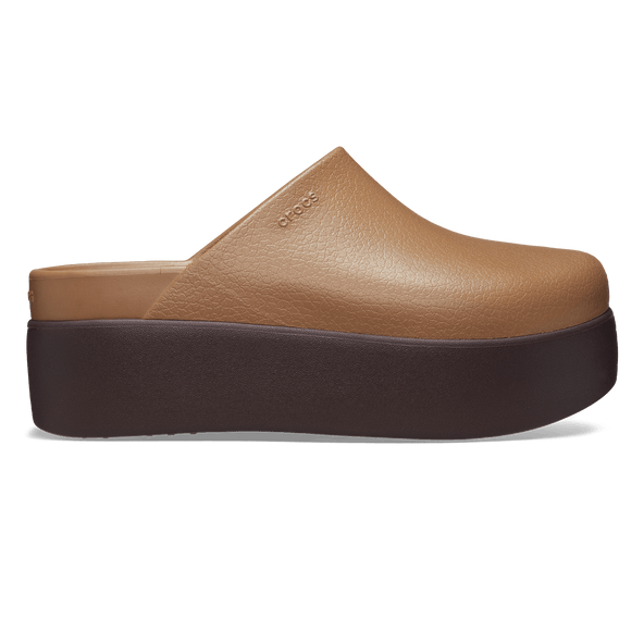 Dylan Platform Clog Dames Sepia