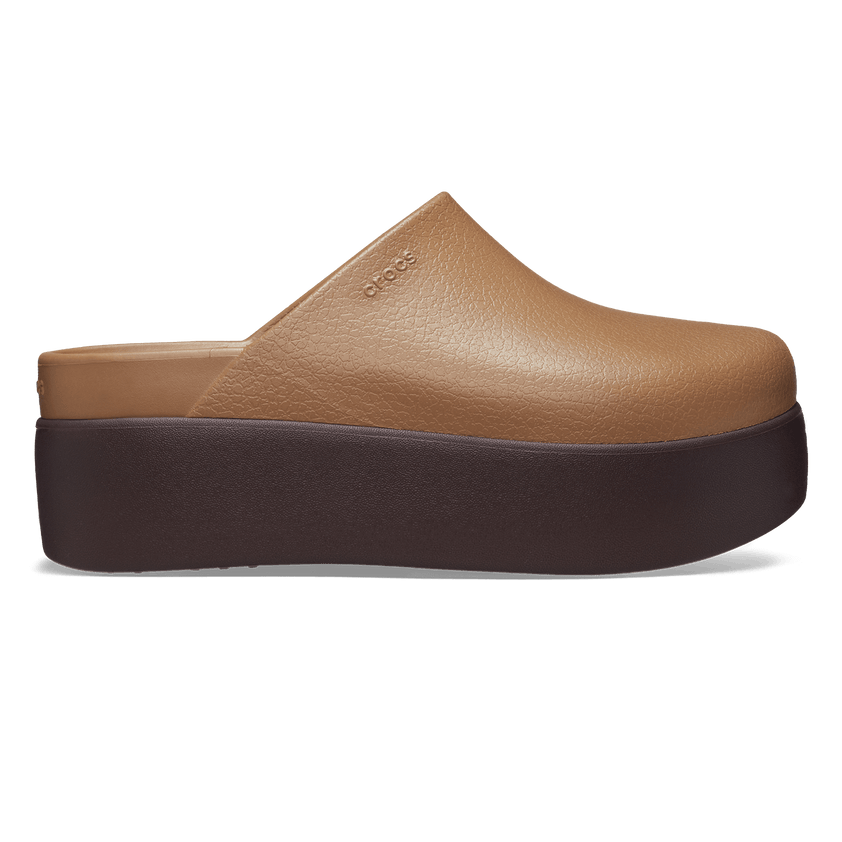 Dylan Platform Clog Dames Sepia