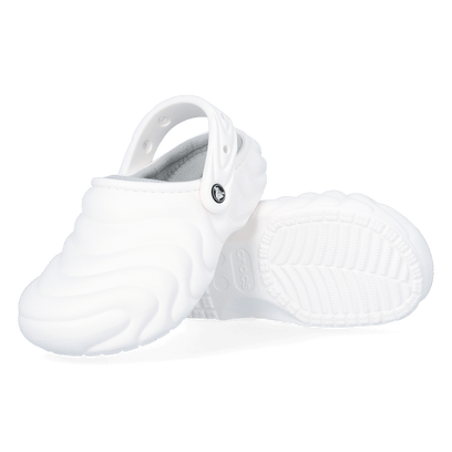 Classic Lined Overpuff Clogs White