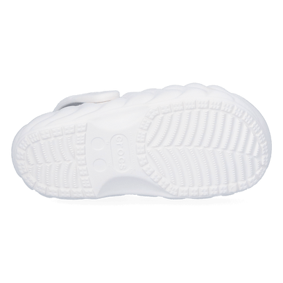 Classic Lined Overpuff Clogs White