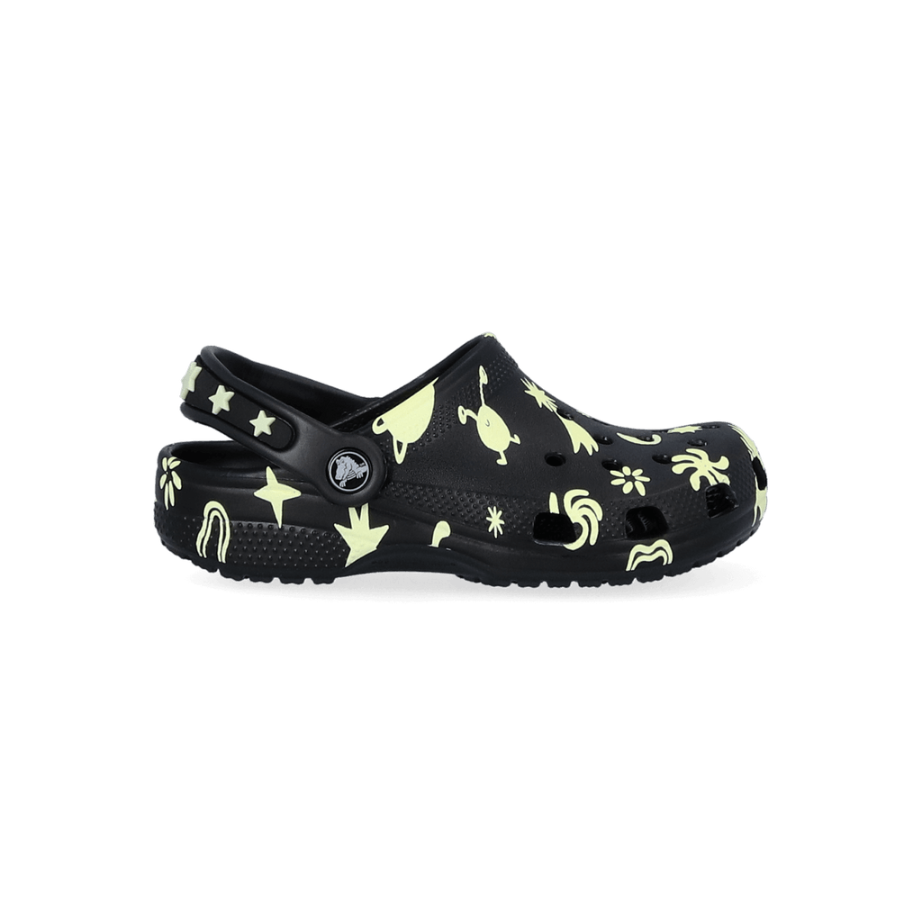 Classic Glow Space Clogs Toddler Black